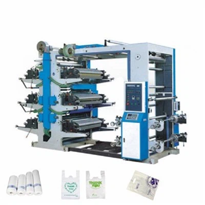 6 Xim Flexo Flexographic Printing Tshuab
